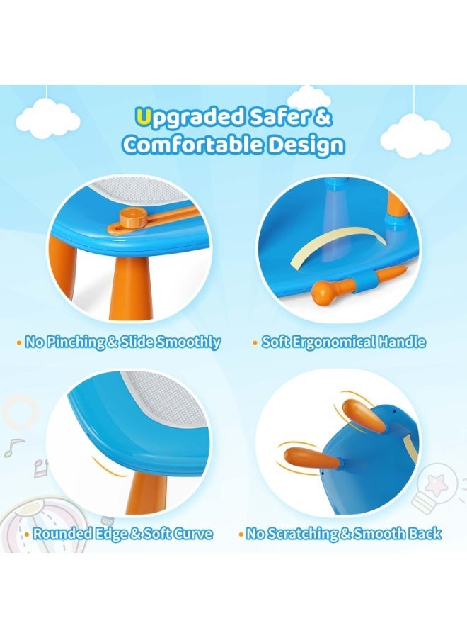 Mumfactory Toddler Toys Magnetic Drawing Board Tablet for kids Age 1 2 3 Years Old-Blue - Image 3